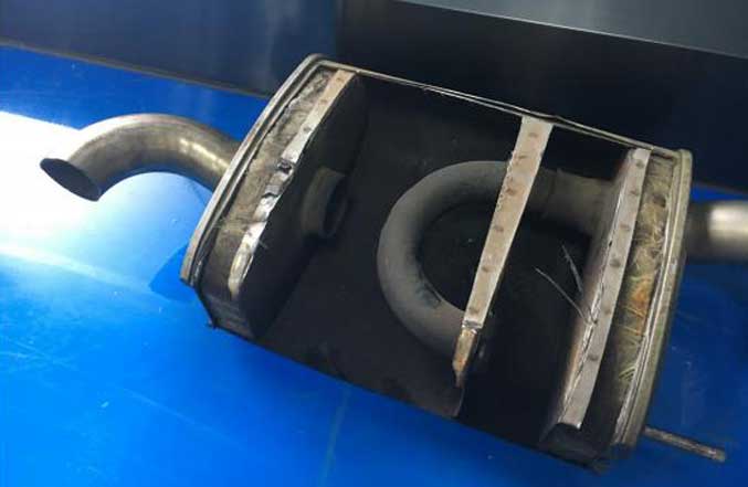 3D Printed Exhaust Pipe Applied on Ford Mustang - Eplus3D